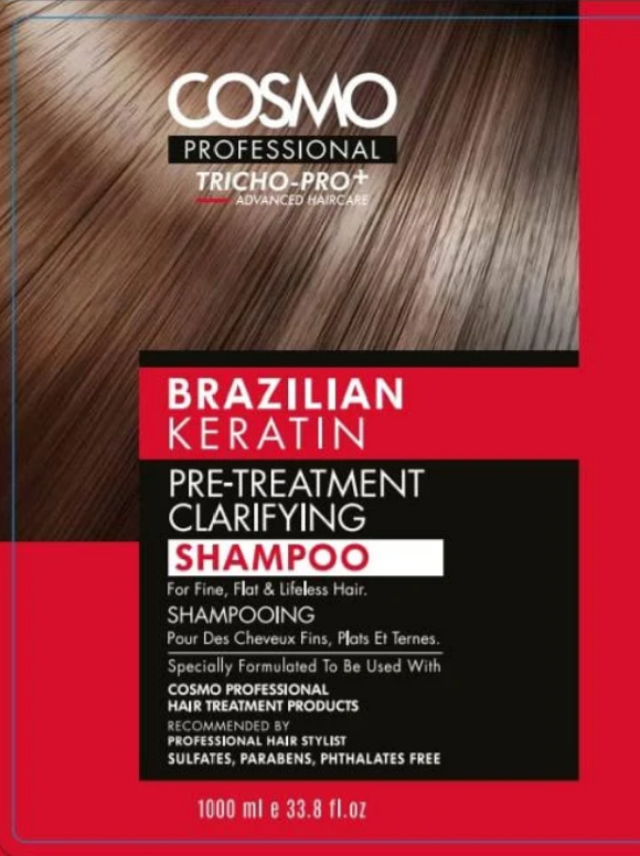 Tricho Pro+ Brazilian Keratin Professional Shampoo by Cosmo Professional 1000ml