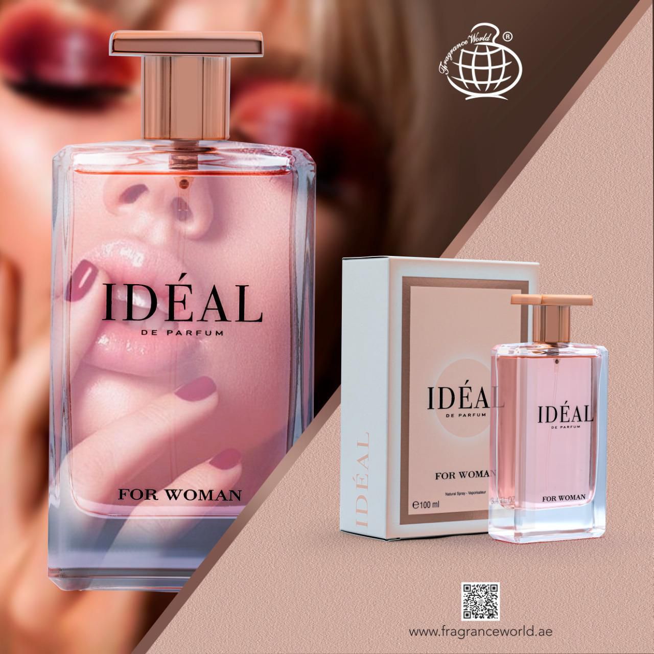 Fragrance World Ideal perfumed water for women 100ml