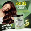 Avocado & Olive Hot Oil Hair Treatment Cream by Cosmo 1000ml